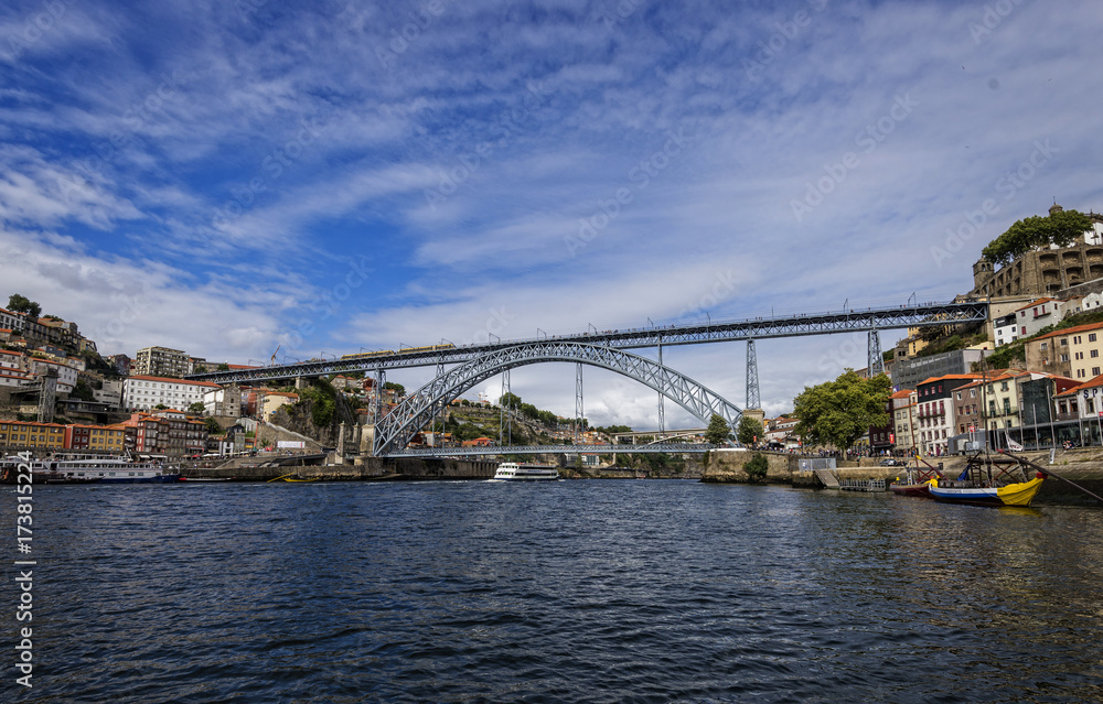 Naklejka premium Ponte Maria Pia in Porto Portugal