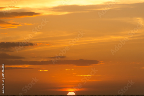 Sunset at the sea © Volodymyr