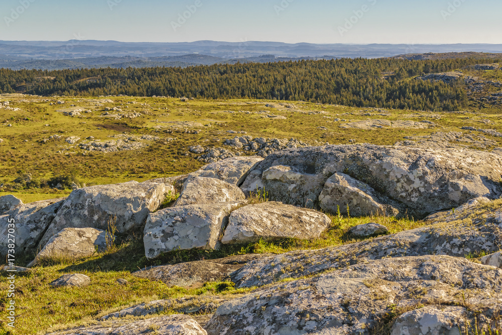 Rocky Countryside Landscape, Maldonado, Uruguay