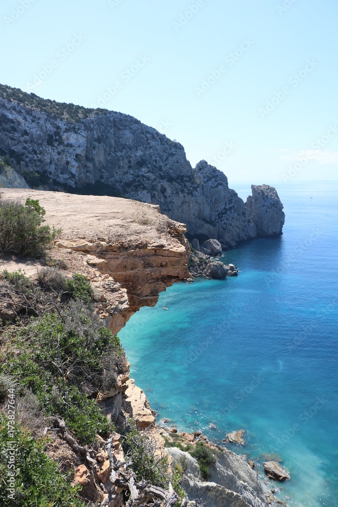Fototapeta premium Bella vista delle spiagge di Ibiza. Spagna