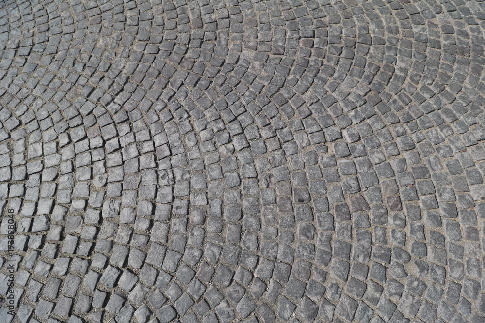 Cubic stone road texture in a sunny day background wallpaper Cubic stone road texture in a sunny day background wallpaper
