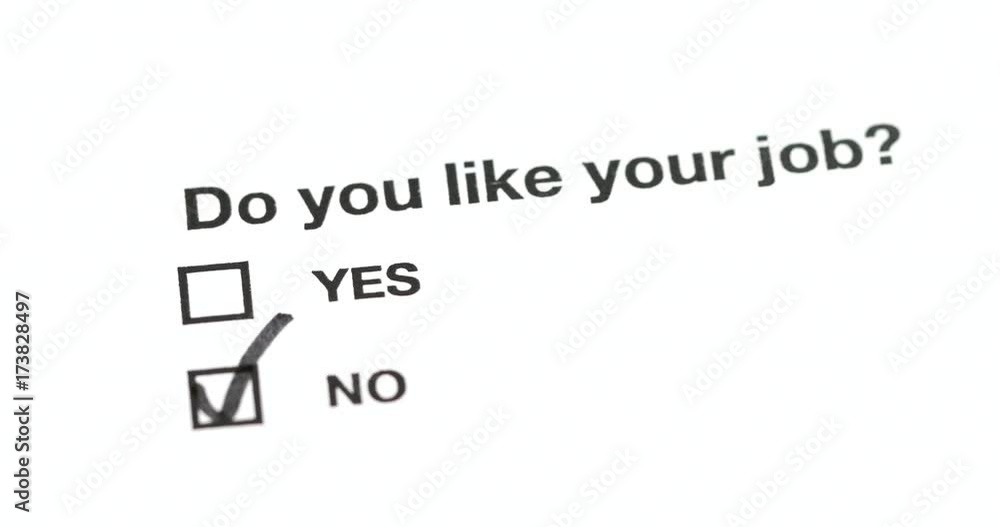 Do you like your jobs survey Do you like your jobs survey