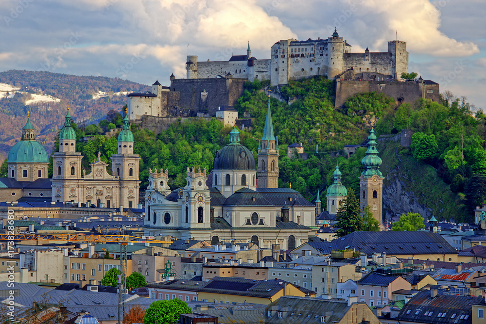 Blick auf die Stadt Salzburg 