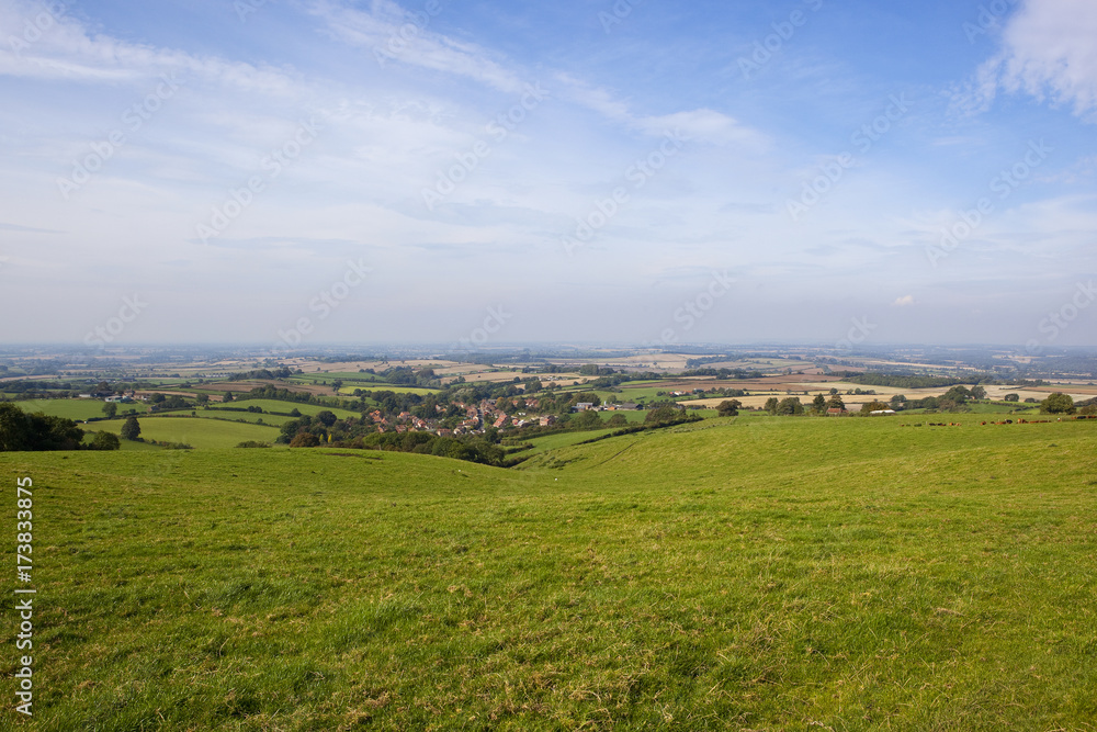 english village landscape