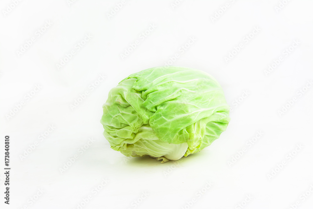 cabbage isolated on white background cabbage isolated on white background