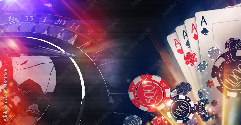 Fototapeta premium Conceptual Casino Illustration