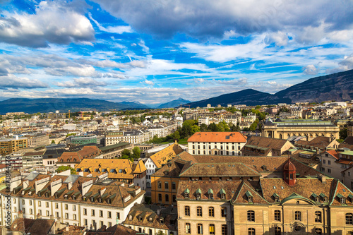 Panoramic view of Geneva