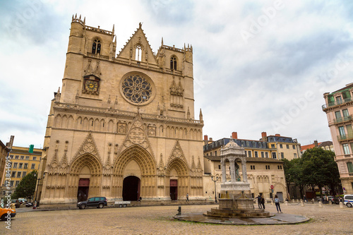 Lyon Cathedral in Lyon, France