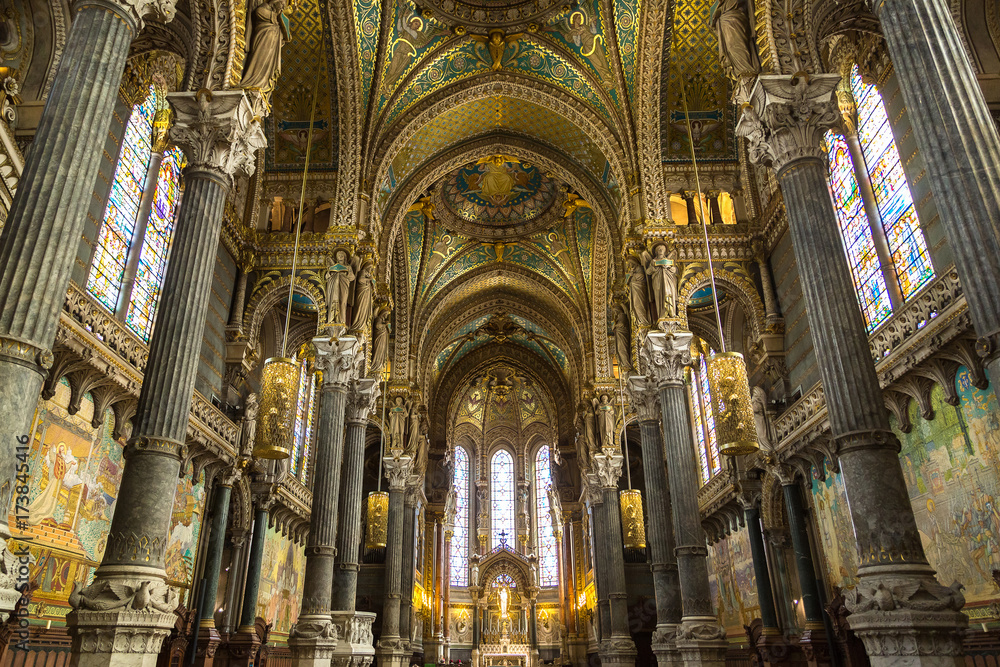 Notre Dame de Fourviere in Lyon