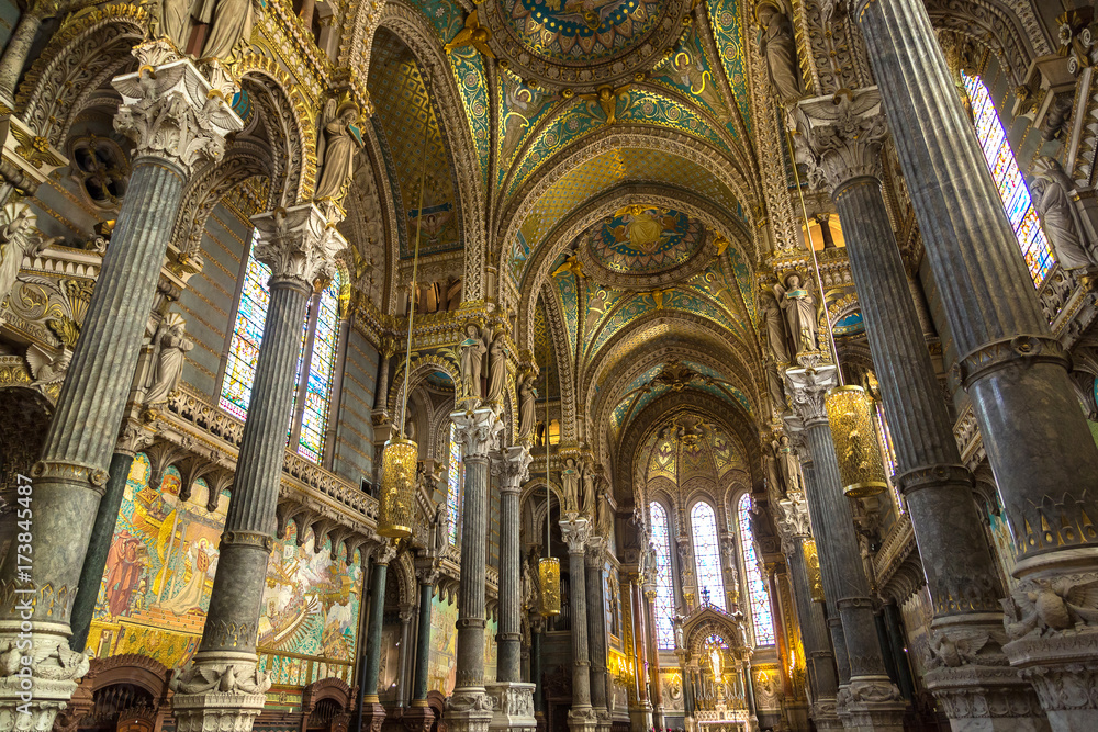 Notre Dame de Fourviere in Lyon
