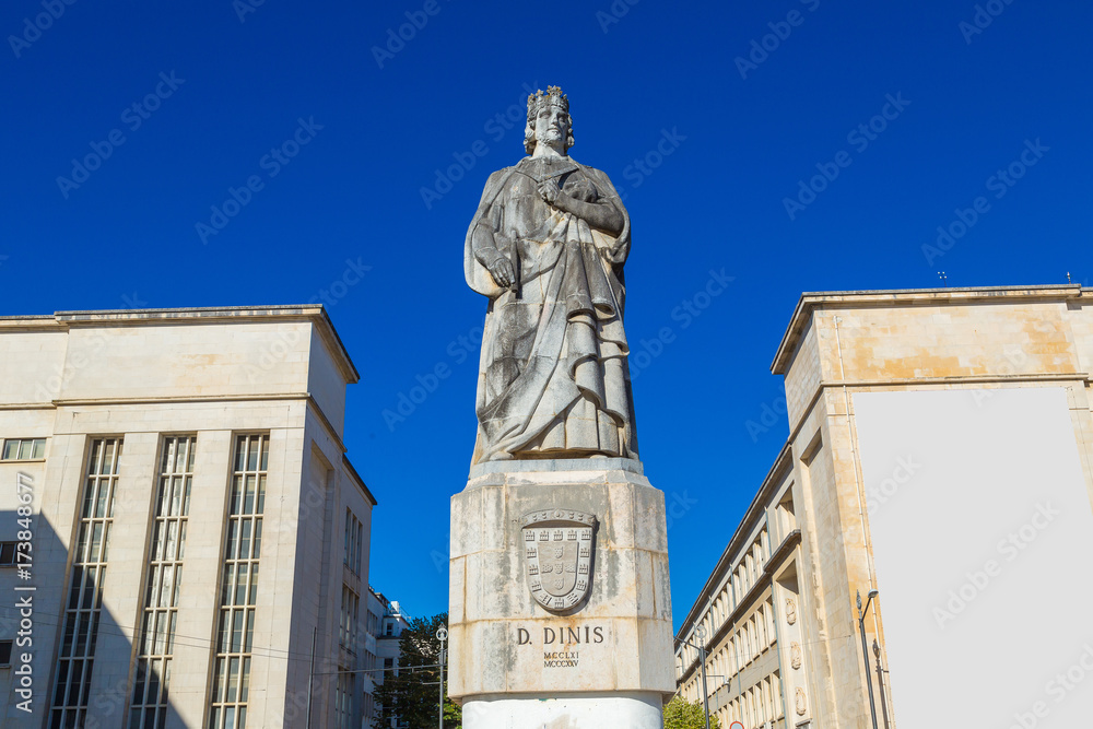 Statue of King Denis in Coimbra