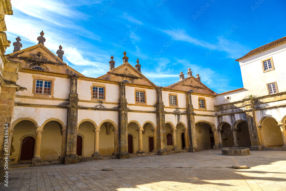 Naklejka premium Medieval Templar castle in Tomar