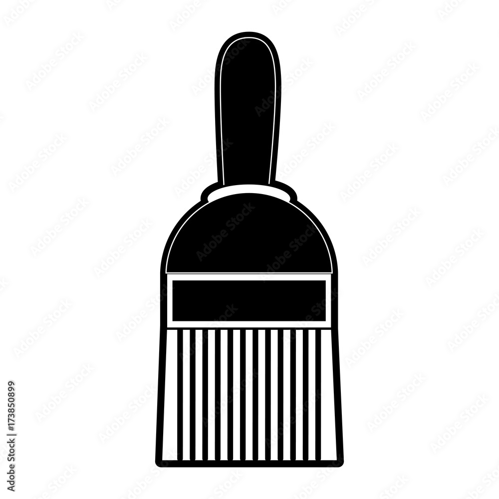 wide paint brush icon image vector illustration design black and white wide paint brush icon image vector illustration design black and white
