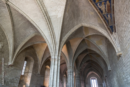 Papal palace in Avignon, France