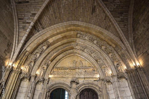 Papal palace in Avignon  France