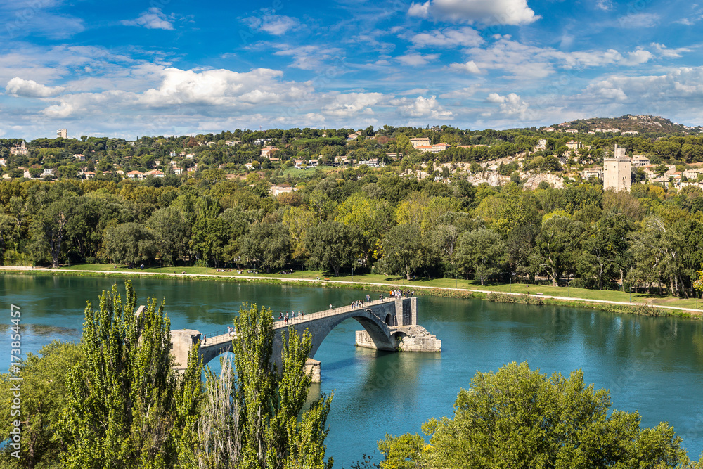 Fototapeta premium Saint Benezet bridge in Avignon