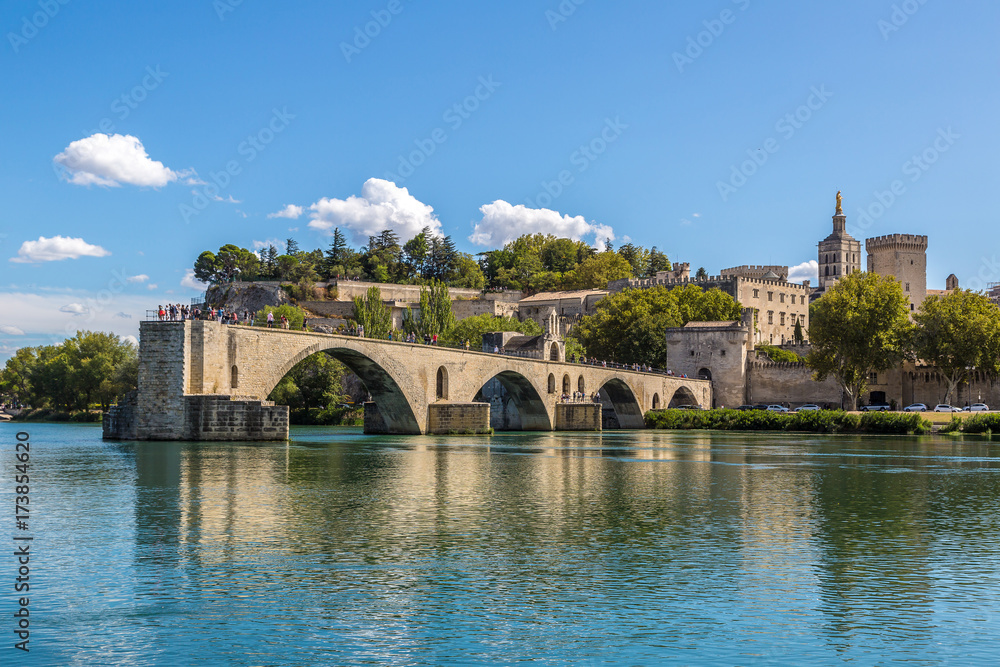 Fototapeta premium Saint Benezet bridge in Avignon