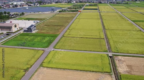 Wallpaper Mural 日本の田園をドローンで空撮⑤ Torontodigital.ca