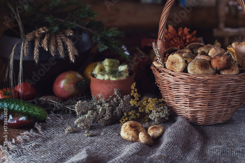 Still life from autumn natu...