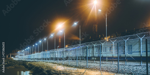 Tableau sur toile fence boarder security