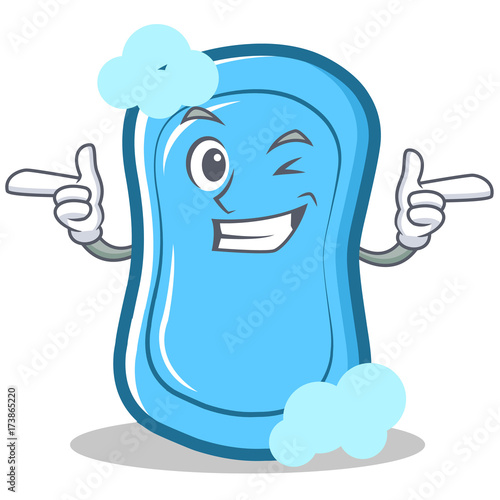 Wink blue soap character cartoon