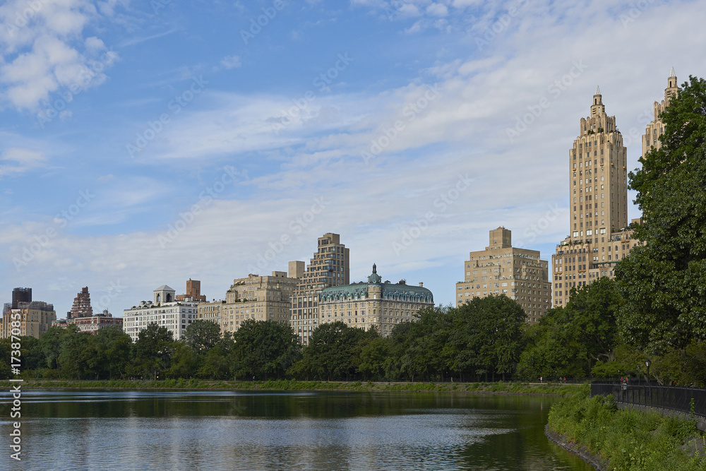 Central park lake