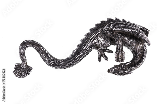 dragon figure on a white background