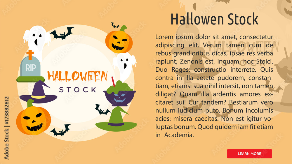 Hallowen Stock Conceptual Banner Hallowen Stock Conceptual Banner