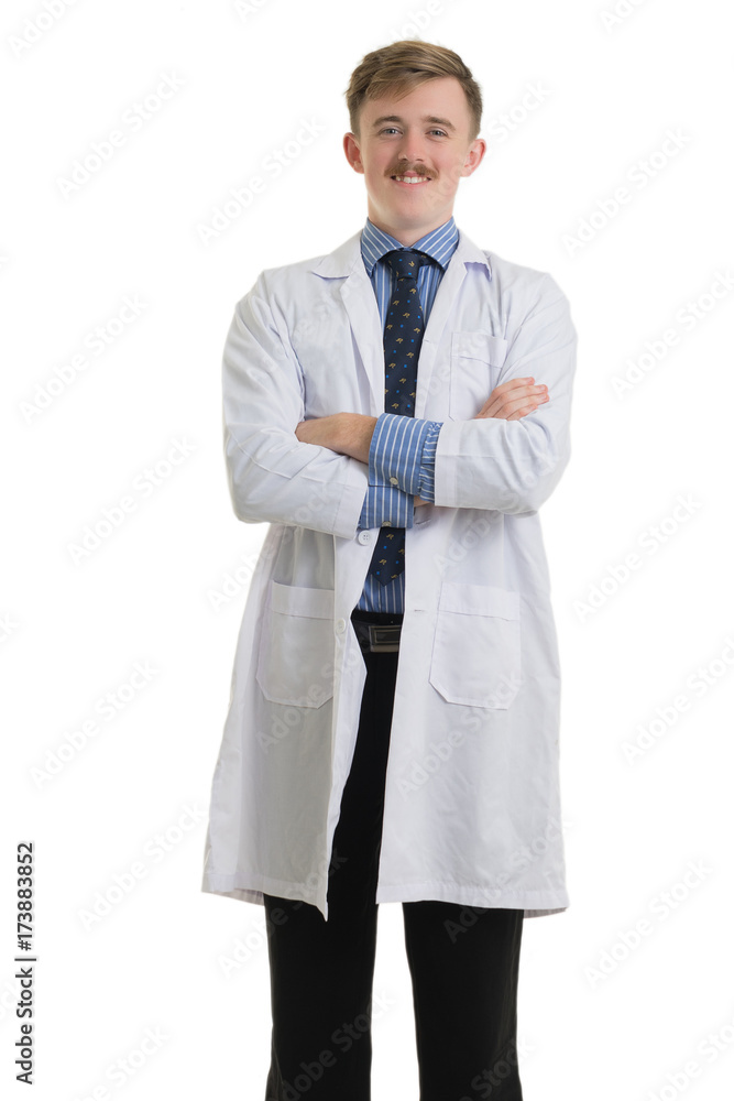 portrait medical doctor on white background portrait medical doctor on white background