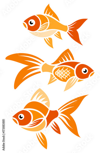 Stylized Goldfish