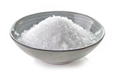 Bowl of sea salt