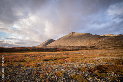 Gavriila Bay, tundra colours in Autumn, Russia