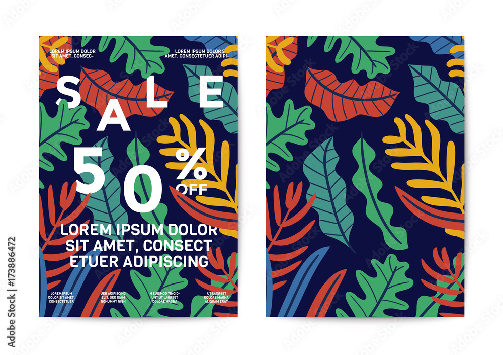 Nature Sale poster and flyer design