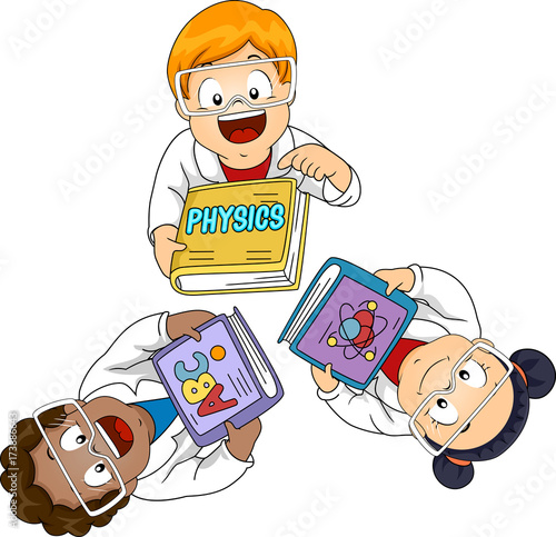 Kids Physics Books Lab Gown...