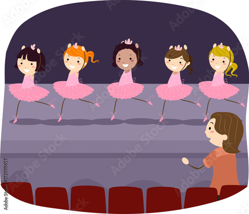 Stickman Kids Girls Ballet ...