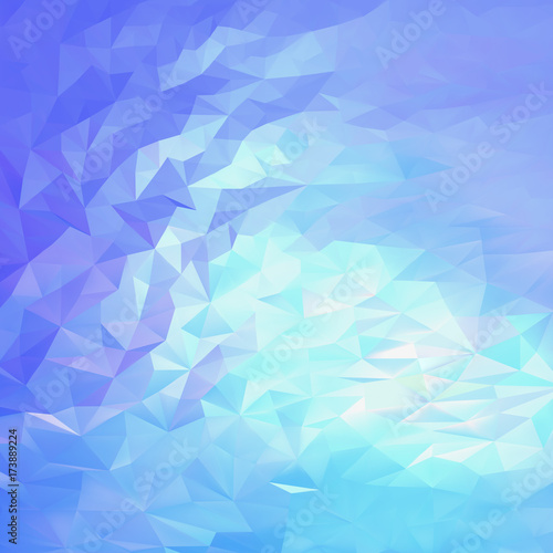 Light blue, pink abstract triangular background