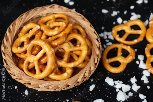 Salted pretzels
