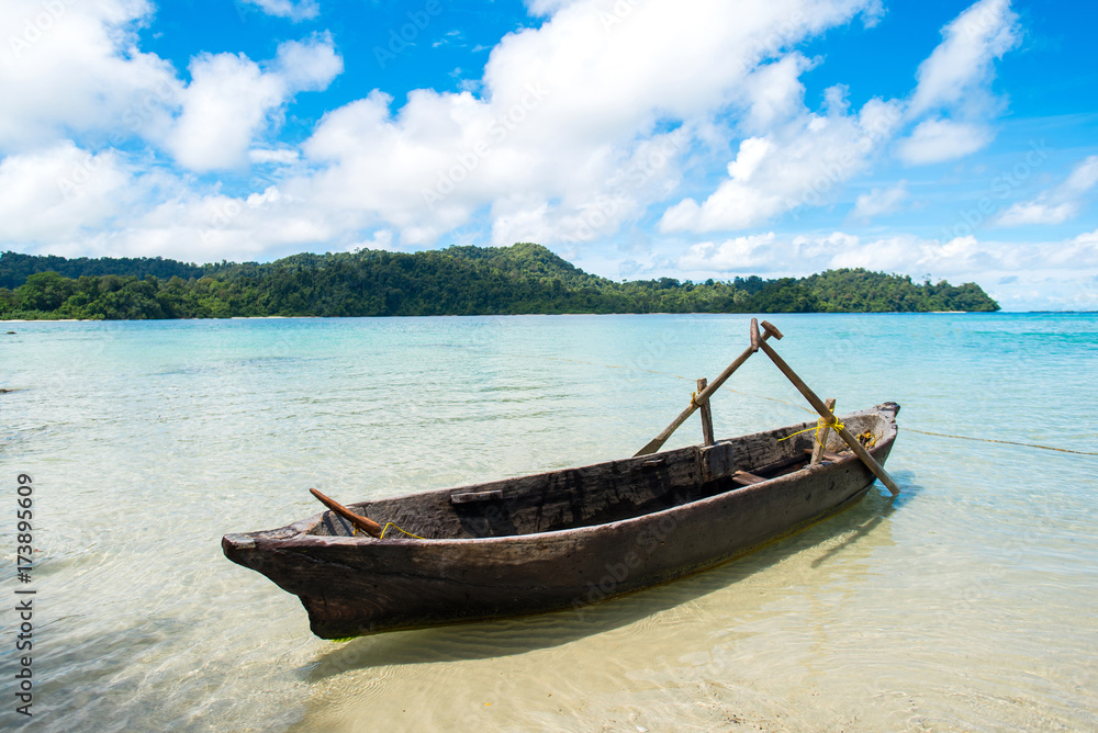 Fishing boat of local fisherman in the clear sea,Myanmar. Fishing boat of local fisherman in the clear sea,Myanmar.