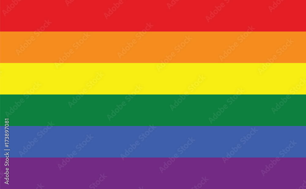 Amazing rainbow flag.