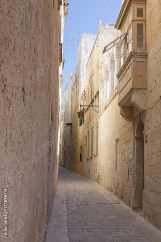 Malta  Mdina  Narrow Street
