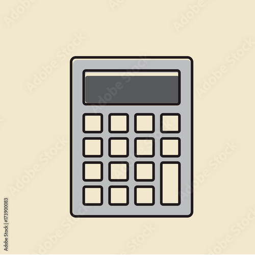 Vector of calculator icon