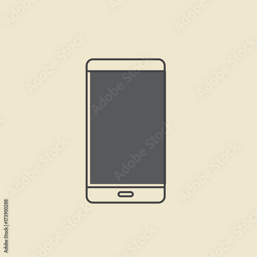Vector of mobile phone icon