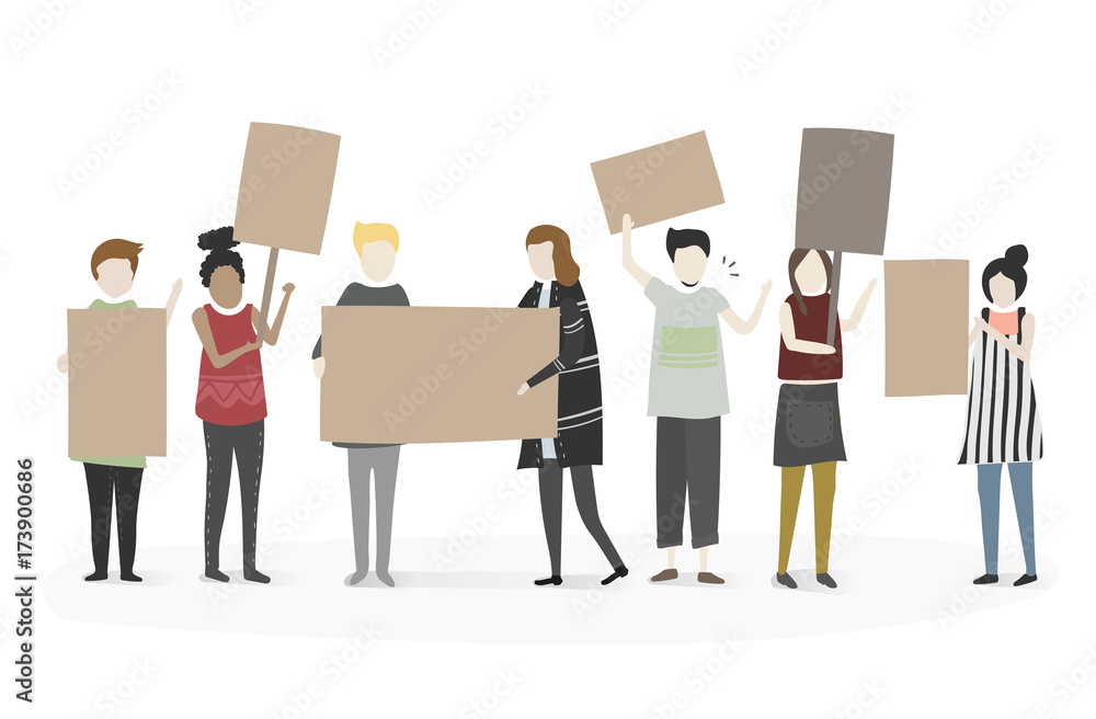 Obraz premium Illustration of people vector set