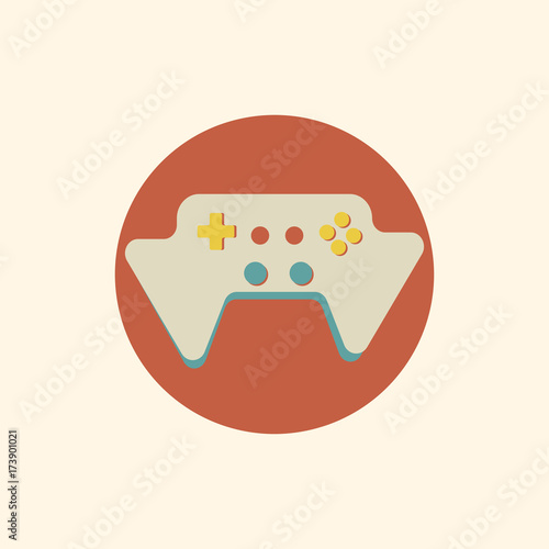 Illustration of game console vector set