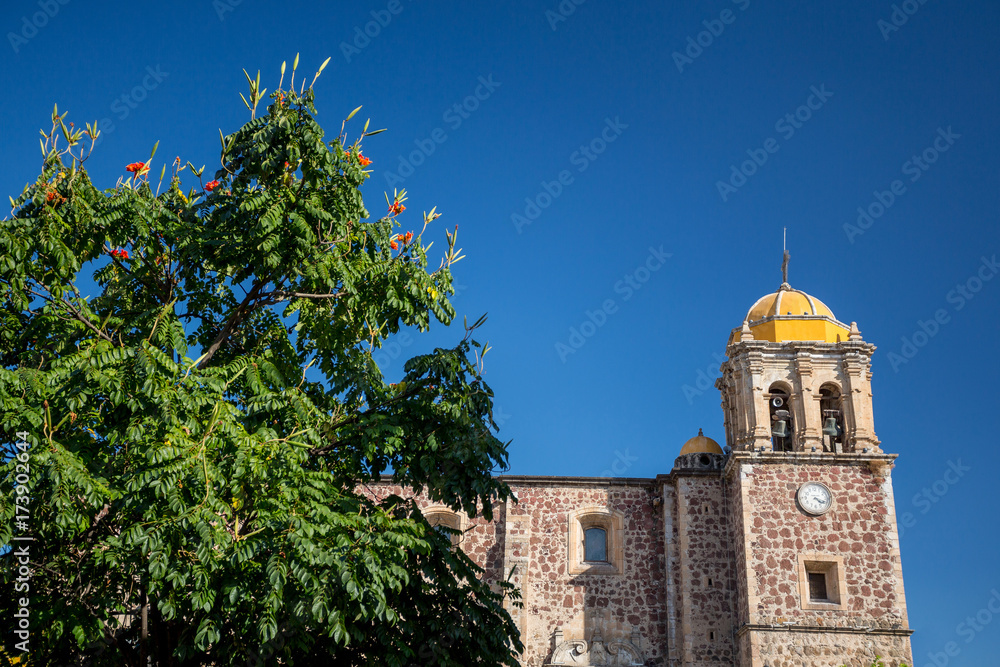 Tequila church. Jalisco, Mexico