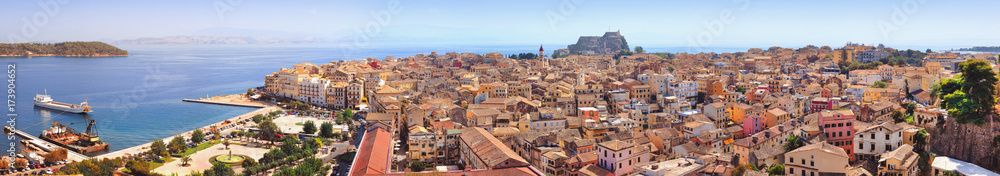 Fototapeta Panorama Korfu