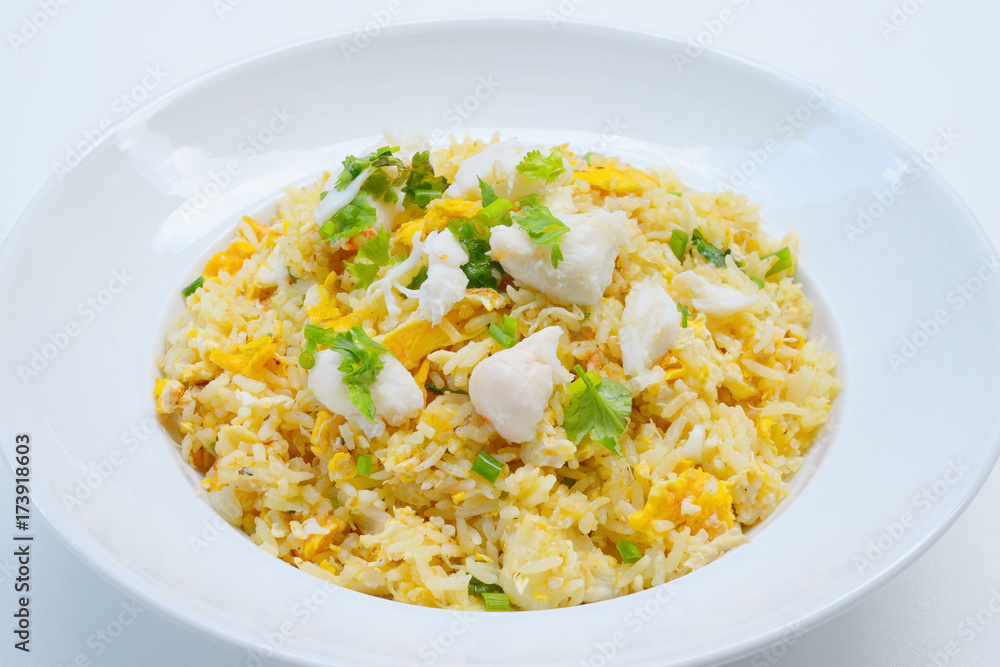 Crab Fried Rice - Fried rice thai style Asia
Crab Fried Rice - Fried rice thai style Asia