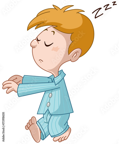 Sleepwalking kid