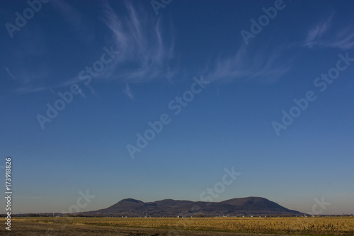 Fototapeta Naklejka Na Ścianę i Meble -  nice mountain on blue sky