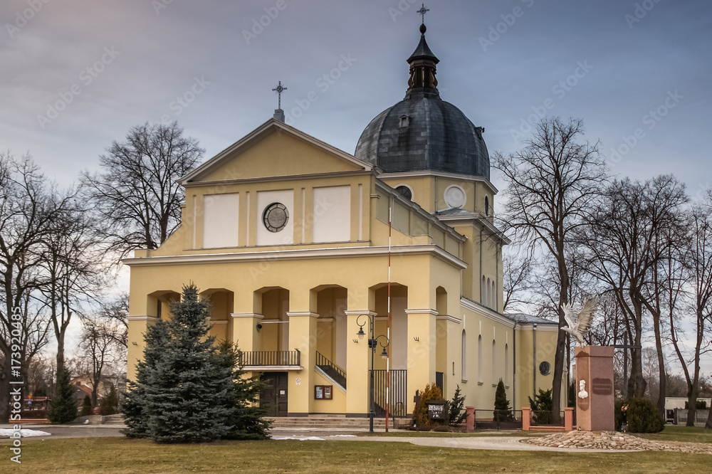 Church in Skierniewice city, Poland